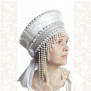 Кокошник Серебряная княжна - фото 2