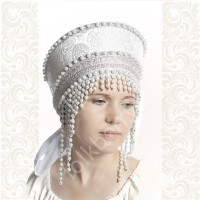 Кокошник Серебряная княжна