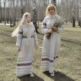 Платье Вологда, лен- фото 1