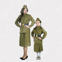 Военный костюм женский